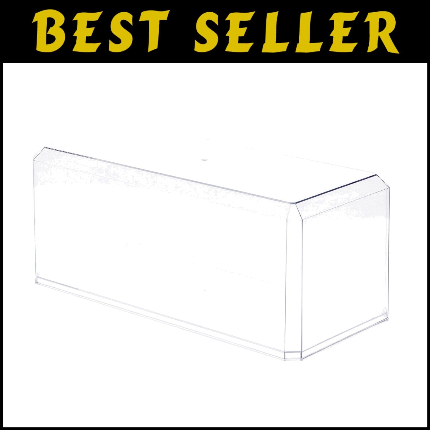 Sturdy & Stackable Clear Case for 1:18 Scale Cars - Ideal for Showcases