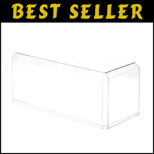 Sturdy & Stackable Clear Case for 1:18 Scale Cars - Ideal for Showcases