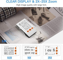 Load image into Gallery viewer, Ergonomic Digital Magnifier - Compact Design with AV Output for Larger Displays