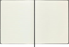 Load image into Gallery viewer, Versatile XXL Black Notebook with Rounded Corners &amp; Expandable Pocket - 8.5x11