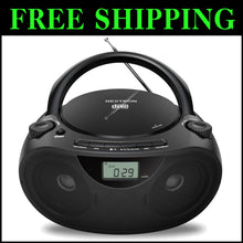 Load image into Gallery viewer, High-Quality Stereo CD Player Boombox with Wireless Bluetooth &amp; USB Ports