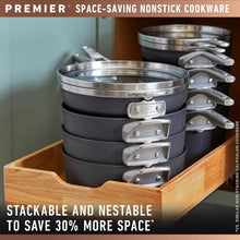 Load image into Gallery viewer, Durable Nonstick 5-Quart Saute Pan with Tempered Glass Lid -Elegant Black Finish
