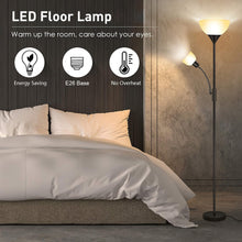 Load image into Gallery viewer, Compact Adjustable Floor Lamp with E26 Base – Stylish Solution for Any Room