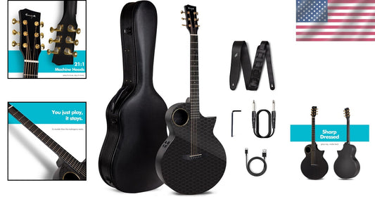 X4 PRO 41" AcousticPlus Guitar Bundle with USB Charge & Effects - Ultimate Sound