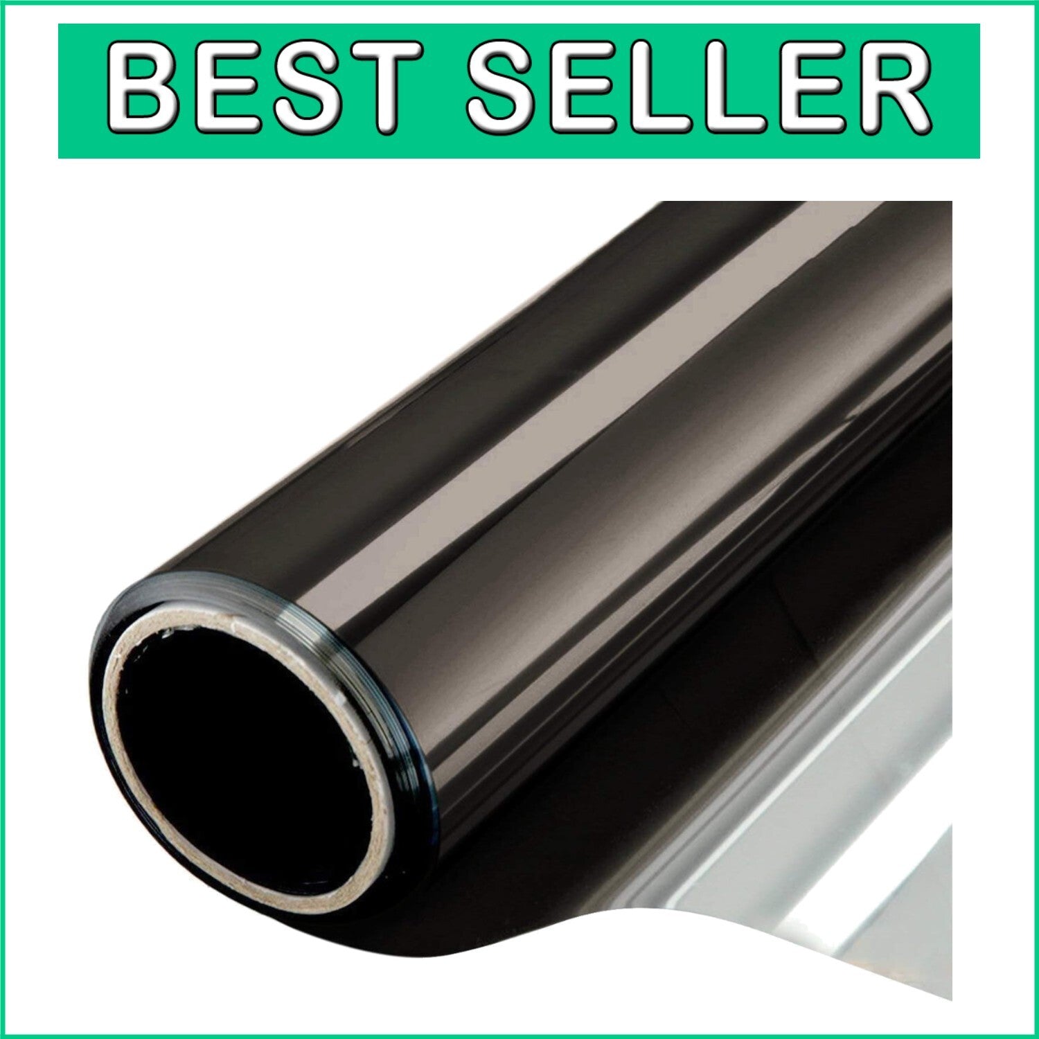 Durable Non-Adhesive One Way Window Tint for Home & Office - 6 Mil Thickness