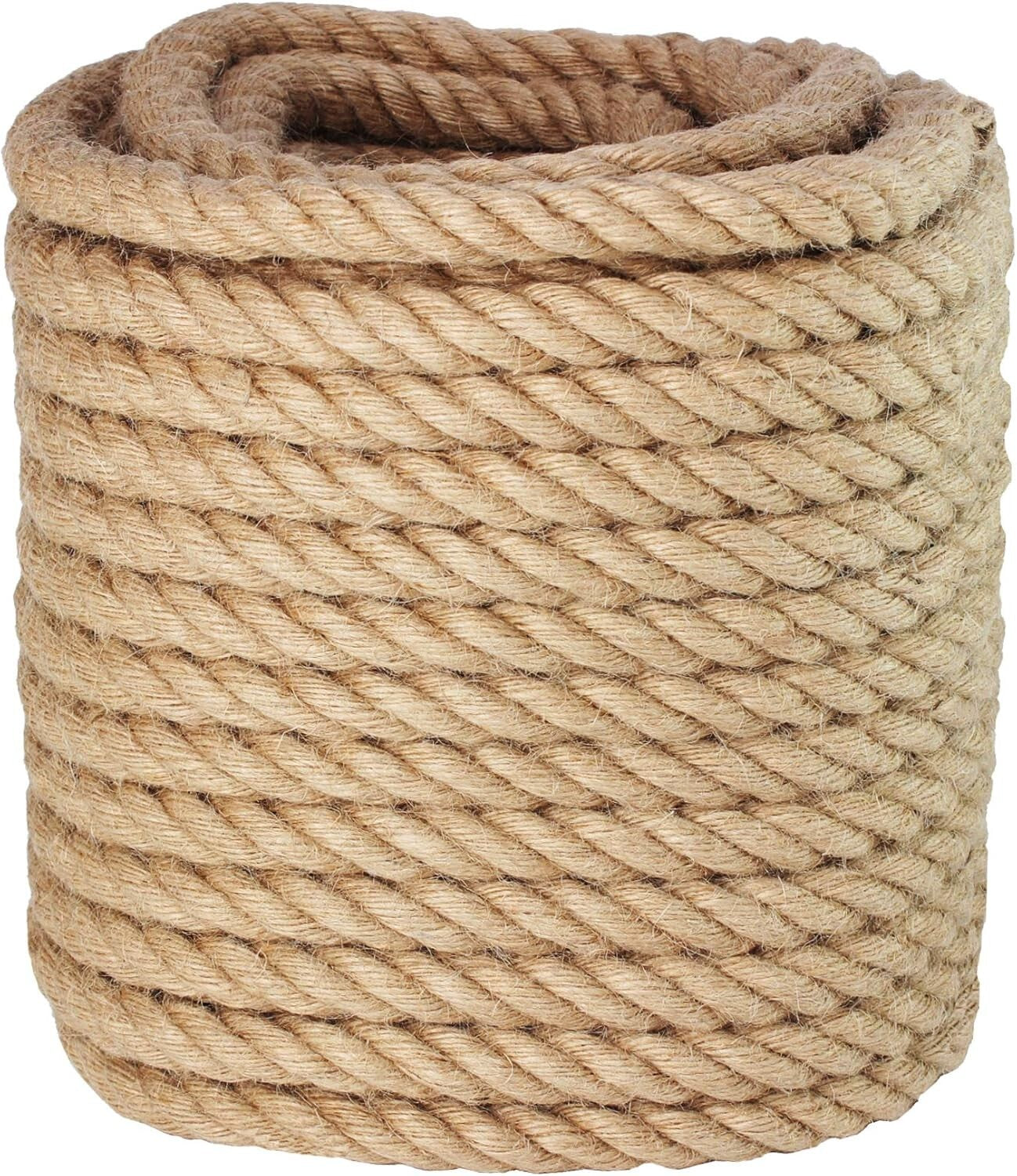 Durable Twisted Manila Rope 3/4 Inch x 100 Feet – Ideal for Landscaping & Crafts
