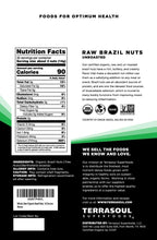 Load image into Gallery viewer, Selenium-Rich Organic Brazil Nuts - 5 Lbs Raw &amp; Vegan, Gluten-Free Snack