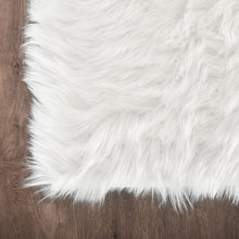 Load image into Gallery viewer, 5x7 High Pile Fluffy Faux Fur Rug - Durable Stain Resistant for Cozy Spaces