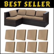 Load image into Gallery viewer, Comprehensive Protection: 8Khaki Outdoor Cushion Covers - Sofa &amp; Chair Use
