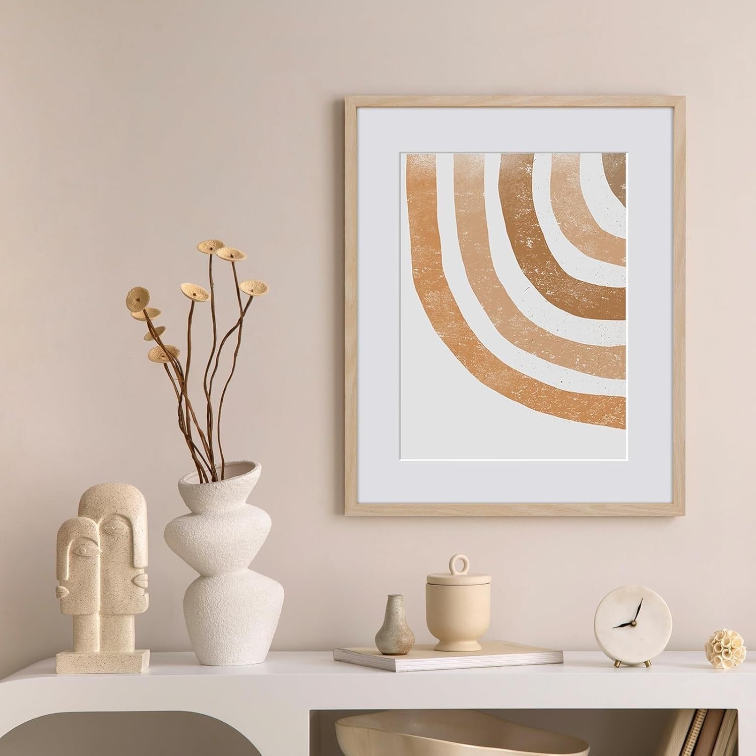 Elegant 12x16 Poster Frames - Solid Oak Wood, Lightweight, Wall Mount - 3 Pack