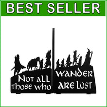 Load image into Gallery viewer, Unique Decorative Bookends in Sturdy Steel - Ideal for Home &amp; Office Decor