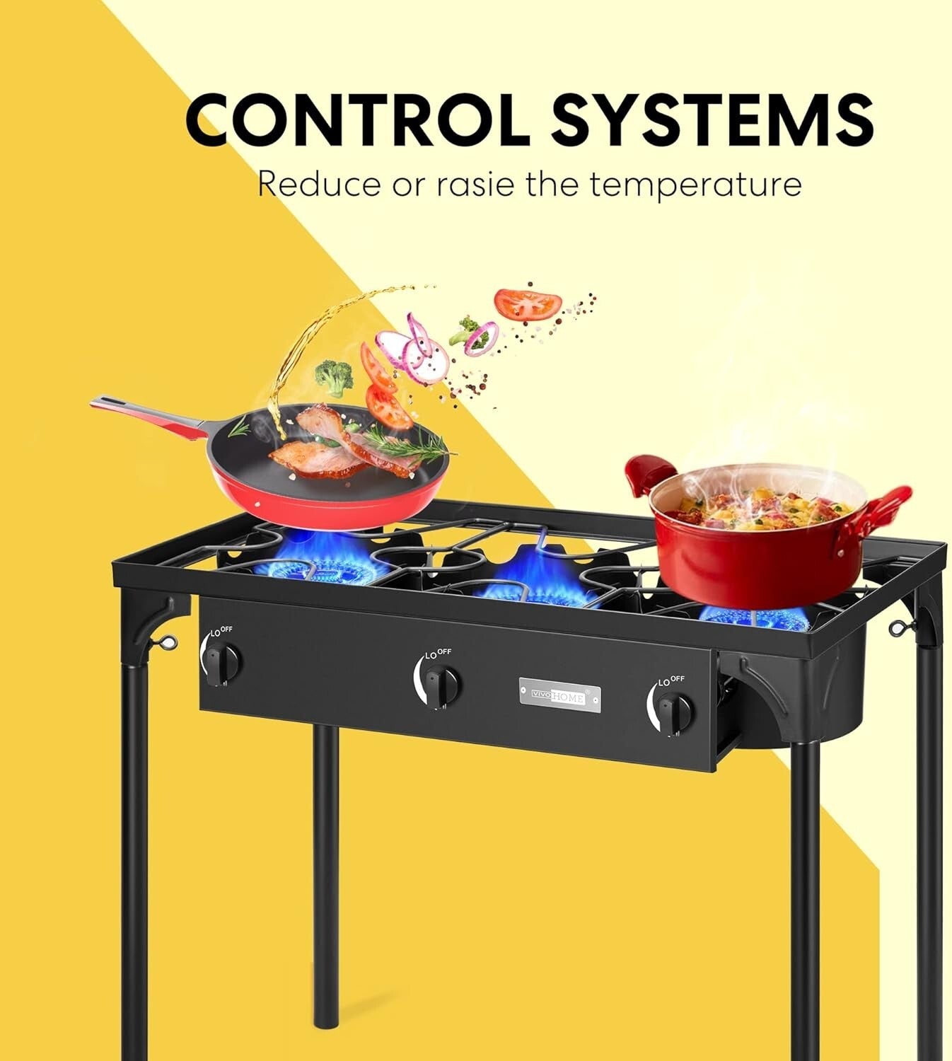 Multi-Functional Heavy-Duty Propane Stove – Ideal for Outdoor Events & Cooking