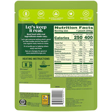 Load image into Gallery viewer, Organic Brown Jasmine Rice with Cilantro Lime - Quick 90-Second Meals (12 Pack)