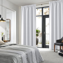 Load image into Gallery viewer, Modern White Curtains for Living Room - Thermal Insulated &amp; Noise Reducing