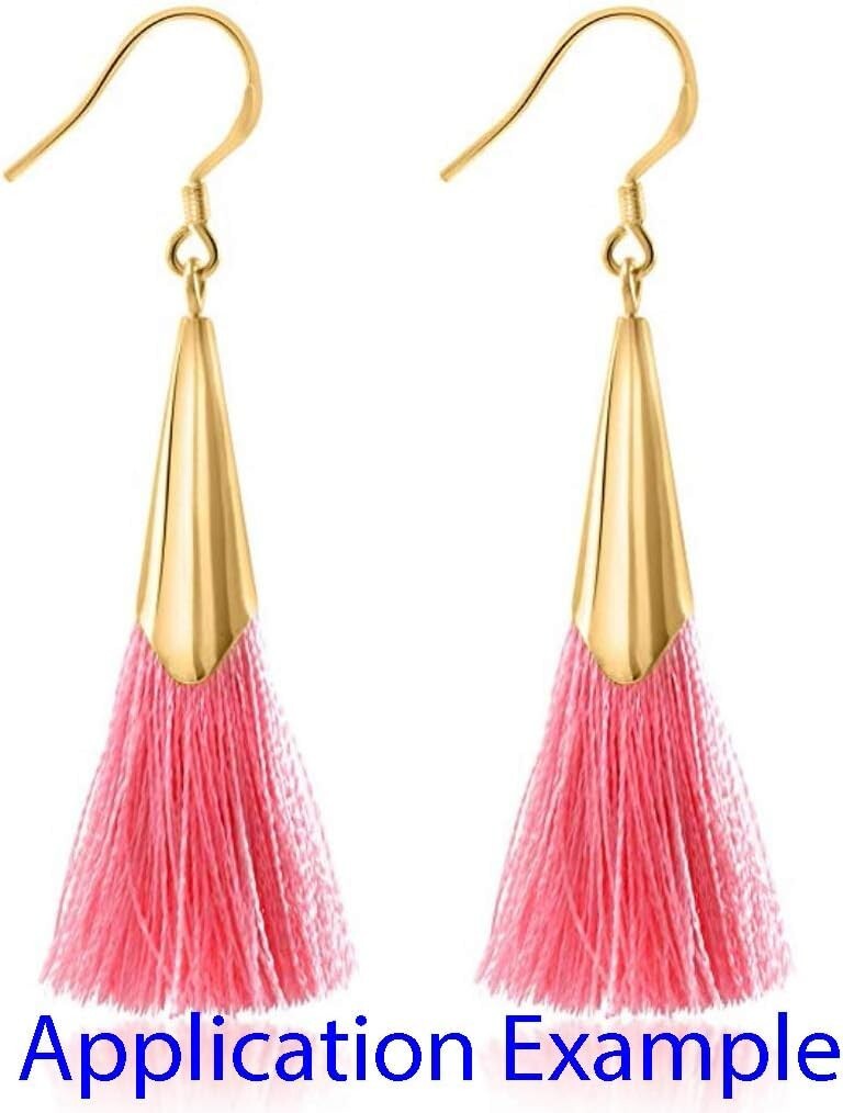 Elegant 18k Yellow Gold Plated Earring Hooks - 50pcs Heavy Duty Sterling Silver