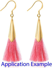 Load image into Gallery viewer, Elegant 18k Yellow Gold Plated Earring Hooks - 50pcs Heavy Duty Sterling Silver