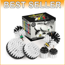 Load image into Gallery viewer, Professional Auto Detailing Drill Brush Kit - Soft Bristles, Quick Change Design