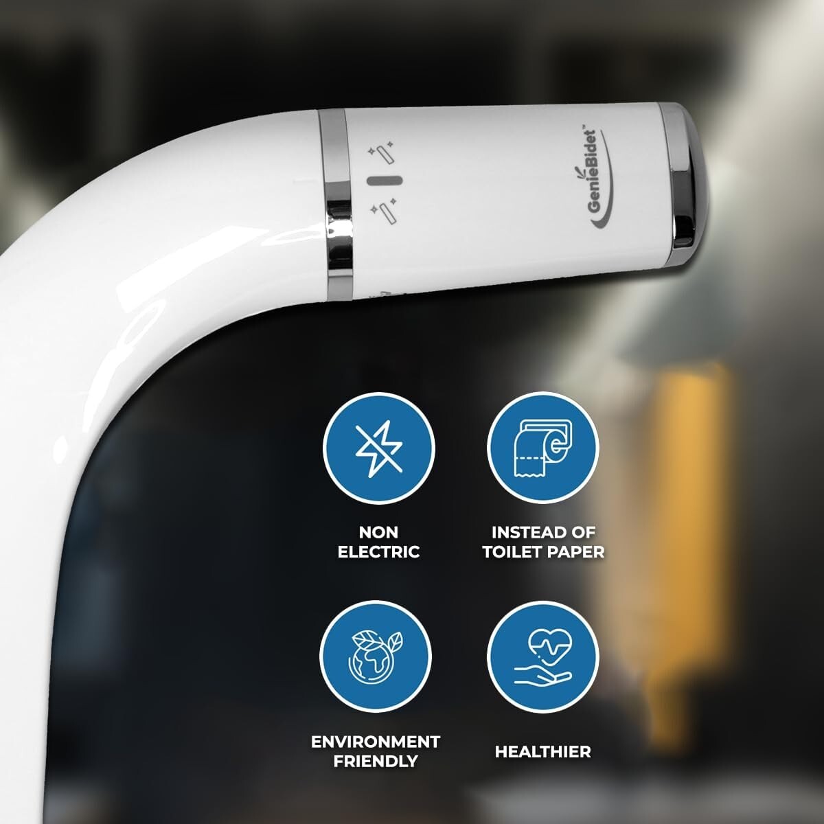 Eco-Friendly Toilet Bidet Attachment with Adjustable Temperature & Easy Install