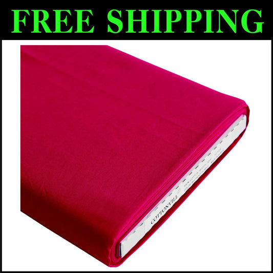 Vibrant 60 Color Precut Cotton Fabric Set - 38-Garnet Rose for Crafts & Quilting