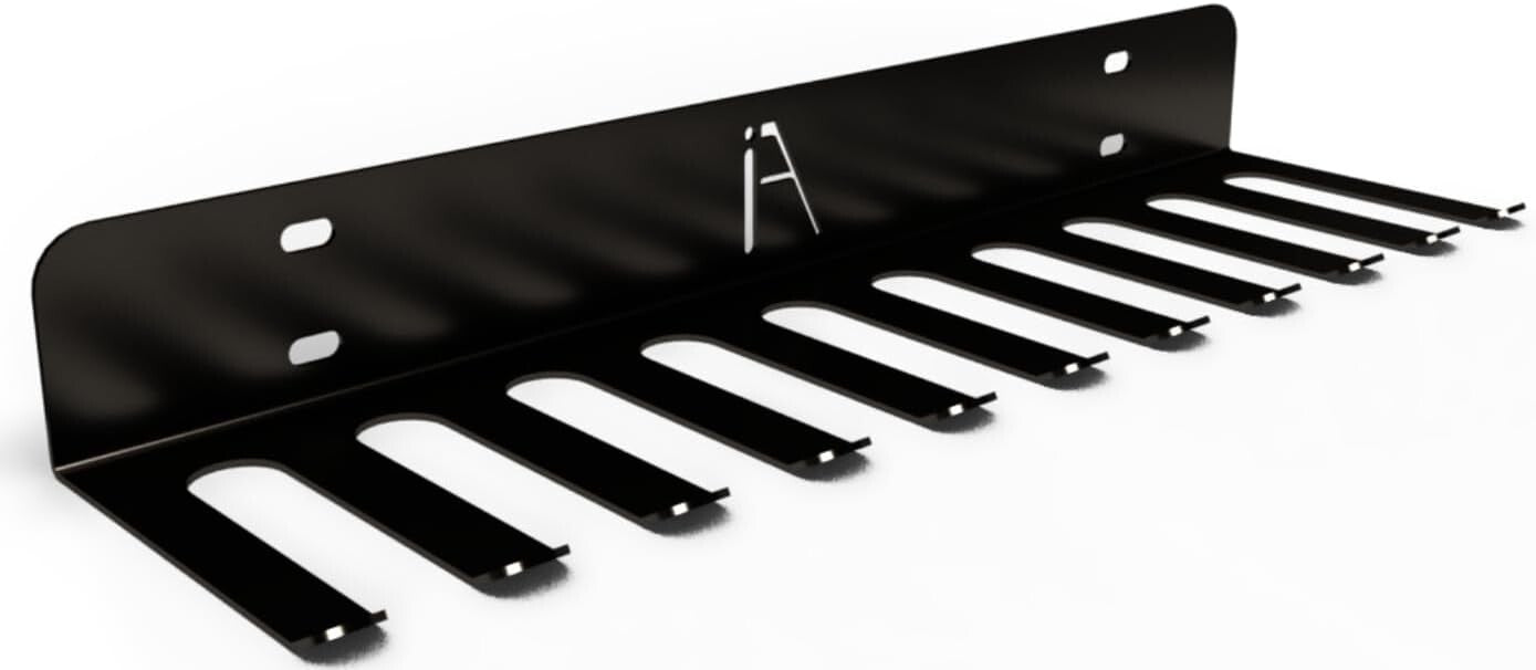 Durable 12-Gauge Steel Bat Storage Rack for Garages & Dugouts - Easy Install