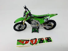 Load image into Gallery viewer, Kawasaki KX 450 Eli Tomac Diecast 1/12 Scale Motorcycle Model – Glossy Finish