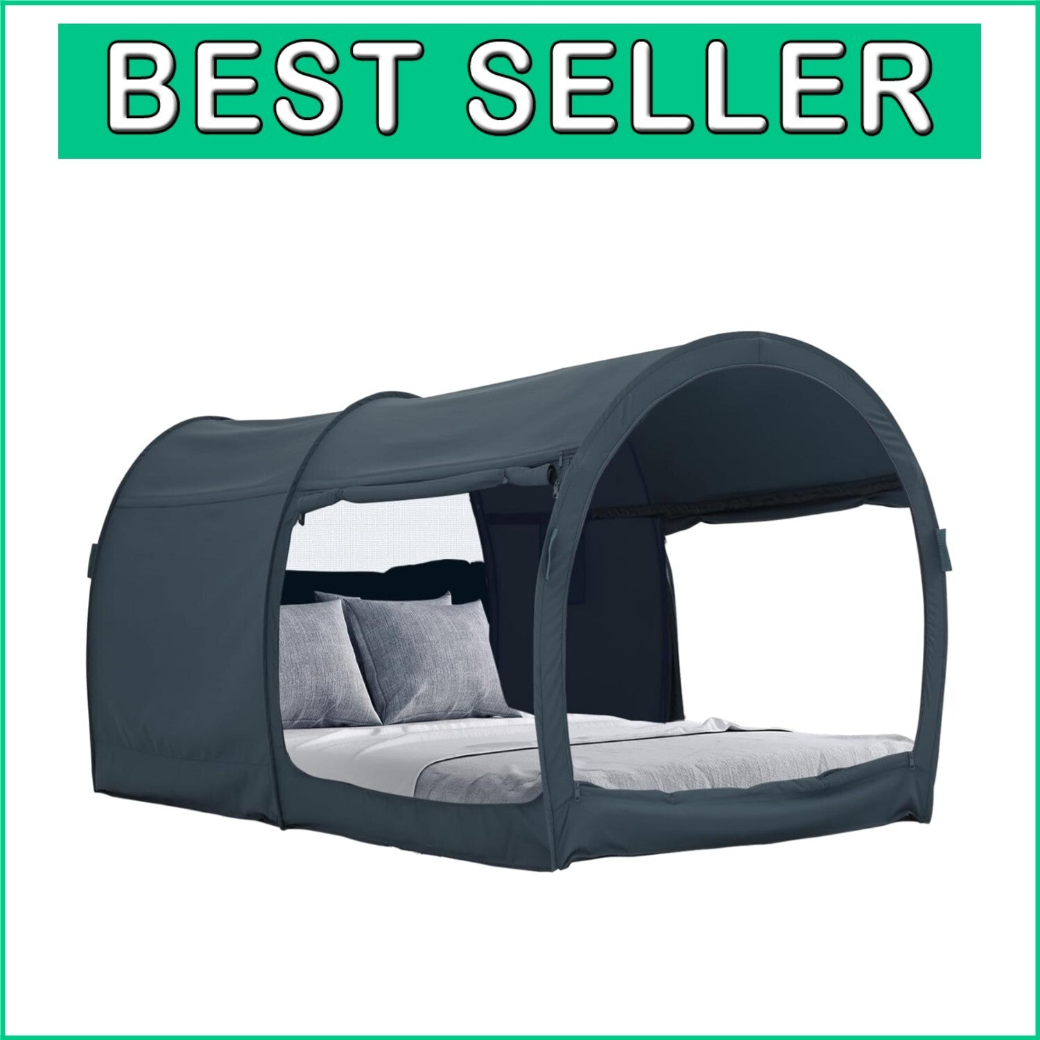 Breathable Indoor Privacy Tent for Twin Beds - Cozy Sleep Space Anywhere