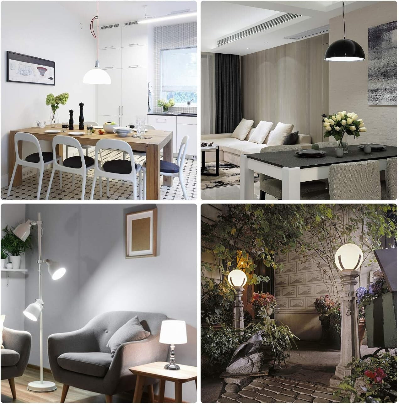 Energy-Saving A21 LED Bulb - 150-200W Equivalent, Instant Brightness at 5000K