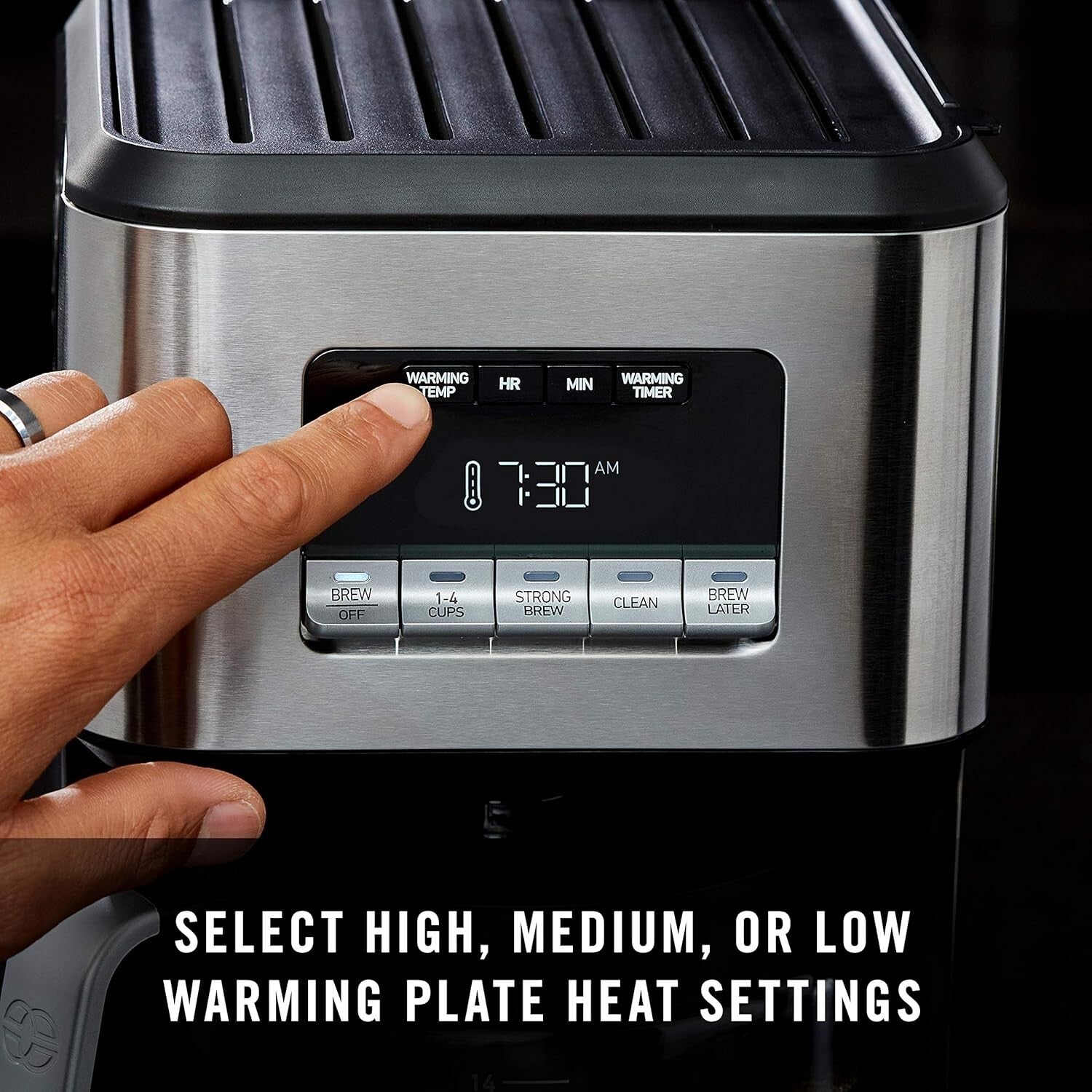 Advanced 14-Cup Drip Coffee Maker with Programmable Settings & Strong Brew