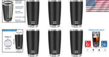 Load image into Gallery viewer, Stylish 20oz Powder Coated Travel Tumblers - Vacuum Insulated for All Day Use
