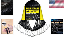 Load image into Gallery viewer, Elastic 10 Inch Rubber Bungee Cords - 30 Pack, Ideal for Outdoor Cargo &amp; Storage