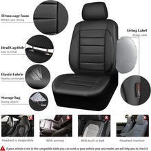 Load image into Gallery viewer, Fashionable Universal Fit Leather Seat Covers with Full Coverage Protection