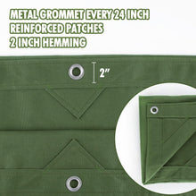 Load image into Gallery viewer, Heavy Duty 12'x20' Tarp with Reinforced Corners - Ideal for Camping and Canopy