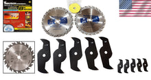 Load image into Gallery viewer, Heavy-Duty Dado Blade Set (8", 24 Tooth) for Smooth Wood Cuts - Safety Feature