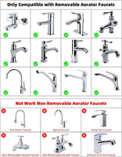 Load image into Gallery viewer, Modern Handheld Bidet Attachment - Easy Install Chrome Faucet Hose with Adapters