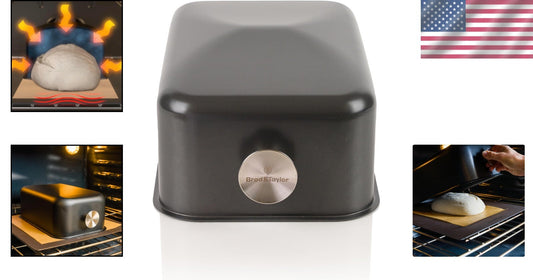 No Preheat Sourdough Bread Baking Dome – Advanced Steam Retention for Perfection