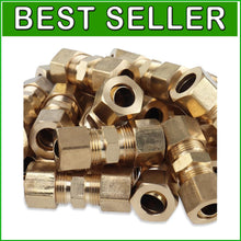 Load image into Gallery viewer, Versatile Brass Compression Unions, 3/8-Inch OD - Pack of 200 for Home Use