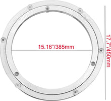 Load image into Gallery viewer, Anti-Slip 18-Inch Aluminium Turntable – Heavy-Duty Lazy Susan Rotating Plate