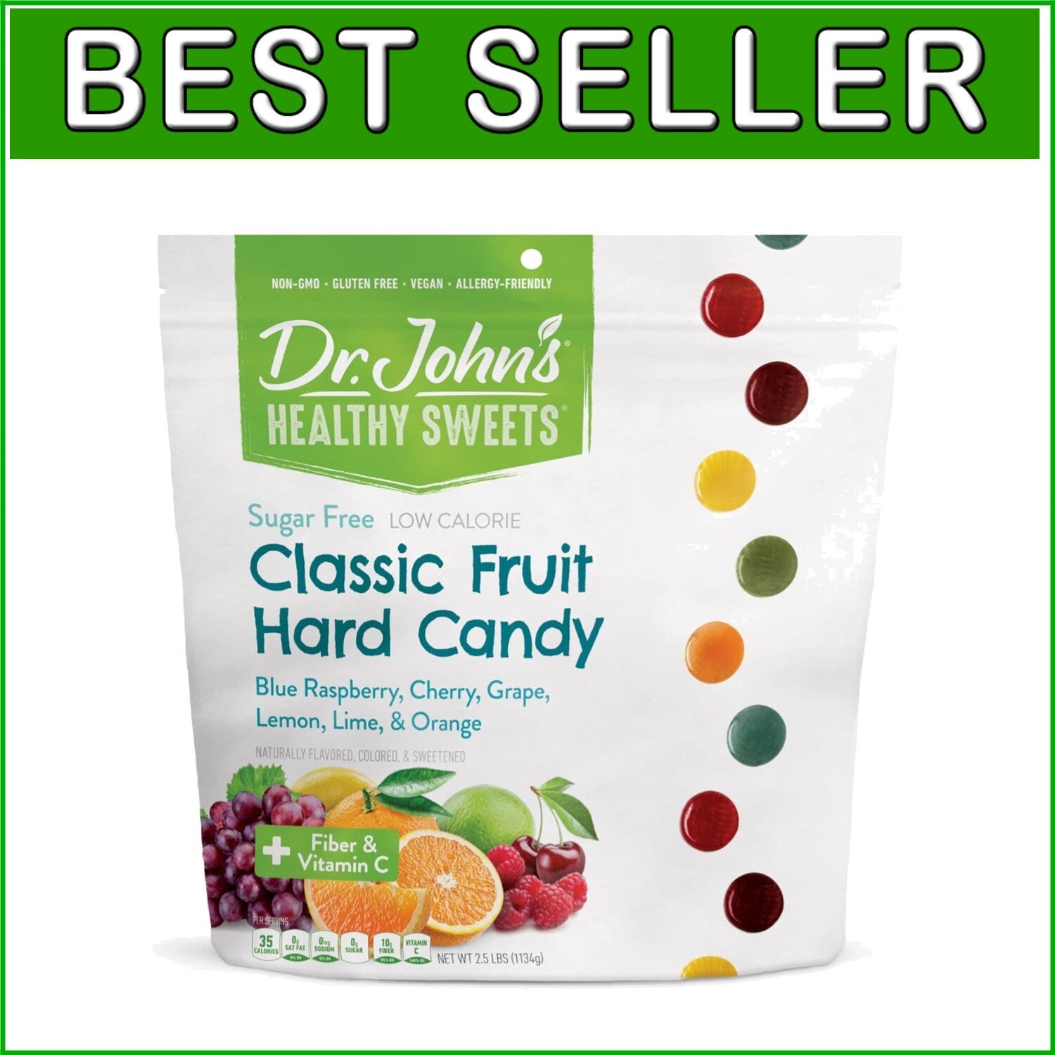 Delicious Low-Calorie Sugar-Free Hard Candy - 252 Count for Guilt-Free Snacking