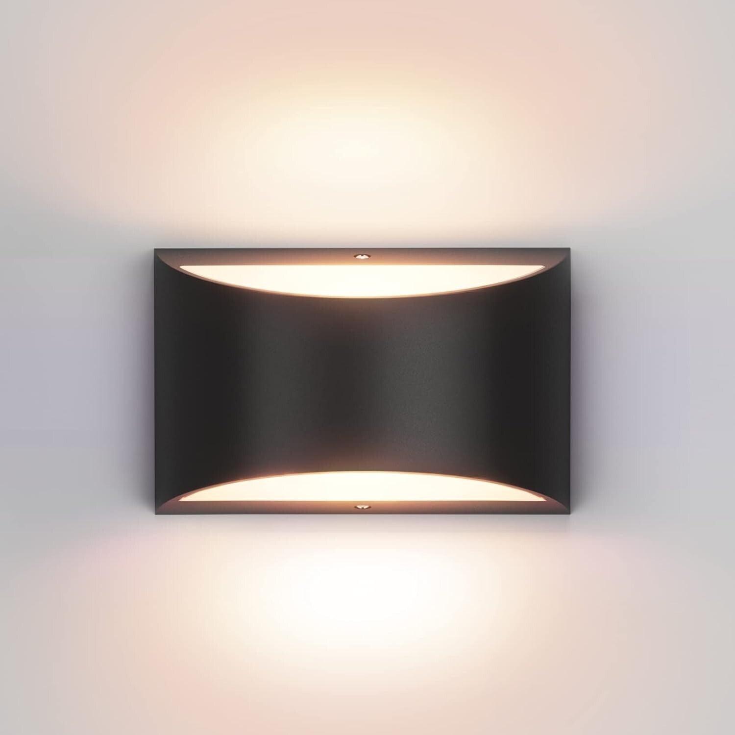 Energy-Efficient Black LED Wall Light with Replaceable G9 Bulb - Modern Elegance