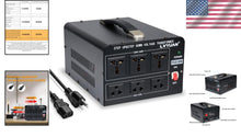 Load image into Gallery viewer, Step Up/Down 5000W Voltage Converter - Multi Function with 3 Universal Outlets