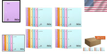 Load image into Gallery viewer, 24-Pack College Ruled Pastel Notebooks with Soft Cover &amp; Micro-Perforated Pages