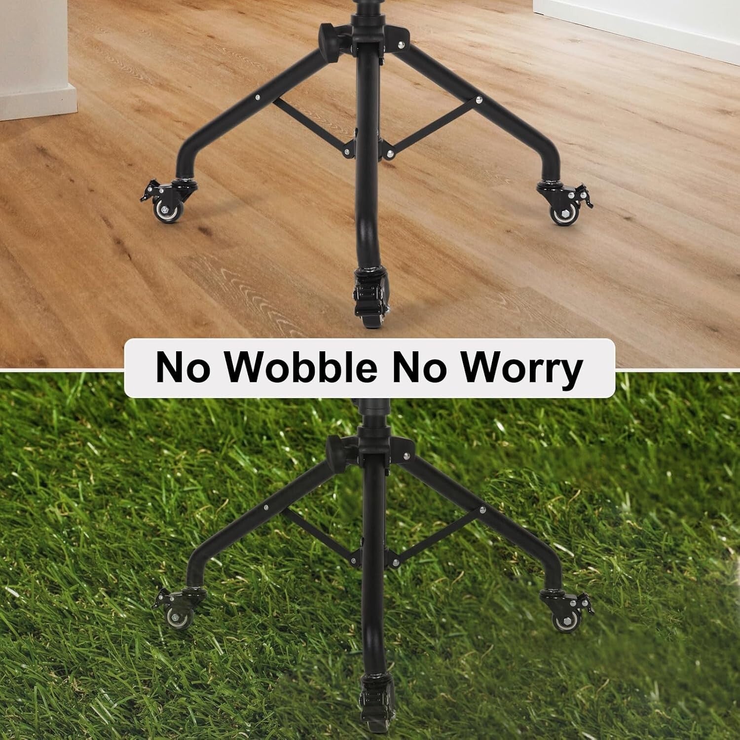 Versatile Tripod Stand for Laptop & Projector - 3 Levels, Height Up to 51.8 Inch