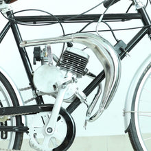 Load image into Gallery viewer, Lightweight Chrome Muffler Exhaust &amp; 40mm Chain Tensioner for Motorized Bikes