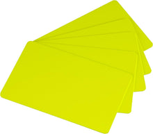 Load image into Gallery viewer, Pack of 500 Yellow CR80 PVC ID Cards - 30 mil Thickness - Ready to Print