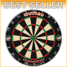 Load image into Gallery viewer, Diamond Plus Professional Bristle Dartboard - BDO Endorsed for Ultimate Play