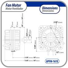 Load image into Gallery viewer, Versatile 16W Condenser/Evaporator Motor - 115V, Lightweight Copper Construction