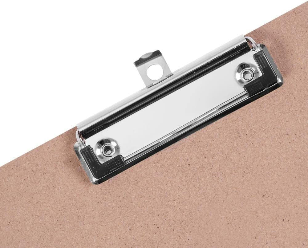 36 Pack Bulk Clipboard Set with Low Profile Clip - Durable & Eco-Friendly Wood