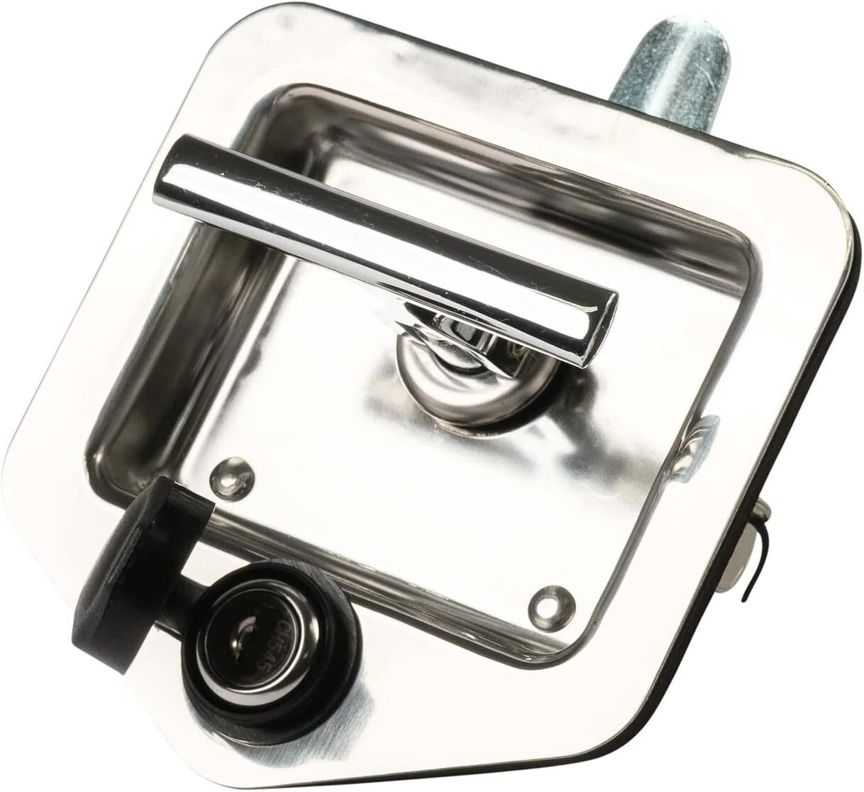 Corrosion-Resistant Stainless Steel T-Latch Set - Keyed Alike Security Lock