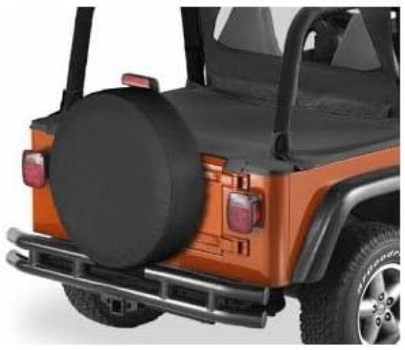 Durable Black Diamond Tire Cover - UV & Mildew Resistant for SUVs and Jeeps