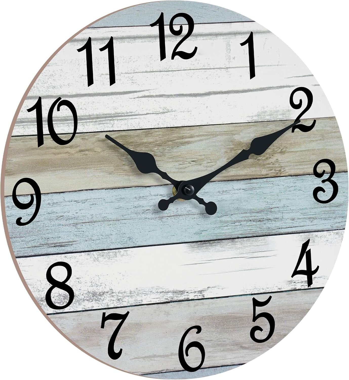 Elegant 16" Battery-Operated Wall Clock - Rustic Decor for Living Room & Office